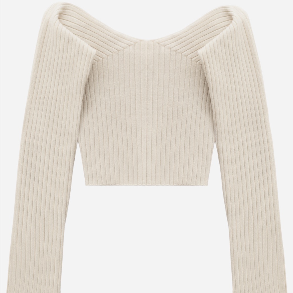 Axel Arigato Tune Rib Crop Top